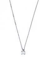 Necklace Golay INFINITE LOVE in White Gold Diamante PL024DI 0.40 F SI